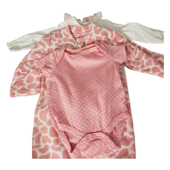 CT2164 Trio of Onesie Baby for Baby Girls 0-3 months - Picture 1 of 9